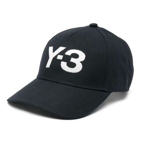 Y-3 Adidas × Yohji Yamamoto Hat Cap Black White Logo Strap Back Baseball Dad